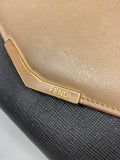 Fendi Toujour bicolor leather long wallet