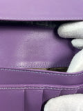 Ferragamo Purple Leather Long Wallet