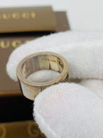 Gucci .925 Silver G Ring Size 8