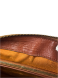 MCM Cognac Leather Shoulder Bag