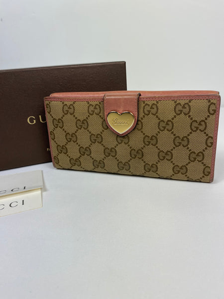 Gucci GG Guccissima leather long wallet