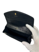 Chanel CC Caviar Leather Long Wallet