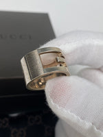 Gucci .925 Sterling Silver G Ring 8