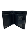 Ferragamo Black Leather Bifold Wallet