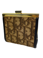 Dior Trotter Monogram leather coin pouch