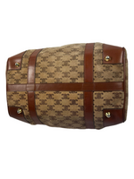 Celine Macadam Canvas Boston Bag