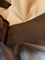 Prada Tessuto Nylon Brown Boston Bag