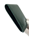 Prada Vitello Bluette Leather Bifold Wallet