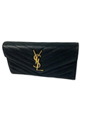 Yves Saint Laurent Leather Long Wallet