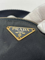 Prada Tessuto Gold Nylon Crossbody Bag