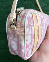Dior 2 Pink Trotter PVC Shoulder Bag
