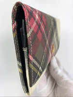 Vivienne Westwood Tartan Orb Long Wallet