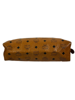 MCM Cognac Leather Clutch Bag