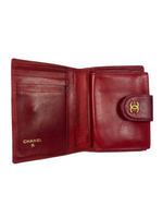Chanel CC Quilted Leather Bifold Wallet