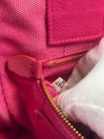 Prada Pink Canapa Hand Bag