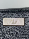 Gucci Black Leather Cosmetic Bag