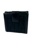 Dior Black Trotter Bifold Wallet
