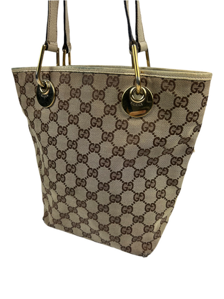 Gucci GG Monogram Canvas Tote Bag