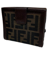 Fendi Zucca Monogram Leather Bifold Wallet