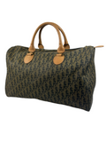 Dior Green Trotter Leather Duffle Bag