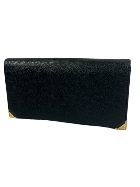 Yves Saint Laurent Leather Long Wallet