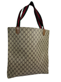 Gucci GG Monogram Leather Tote Bag
