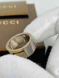 Gucci .925 Silver G Ring Size 8