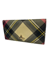 Vivienne Westwood Tartan Orb Long Wallet