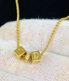 Dior CD Dice Necklace