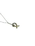 Tiffany .925 Silver Bow Necklace