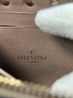 Valentino Studded Leather Zippy Wallet