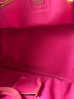Prada Canapa Fuxia Canvas Tote Bag