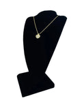 Dior Encrusted Heart Necklace
