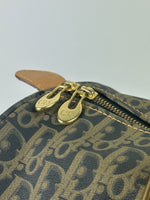 Dior Green Trotter Leather Duffle Bag