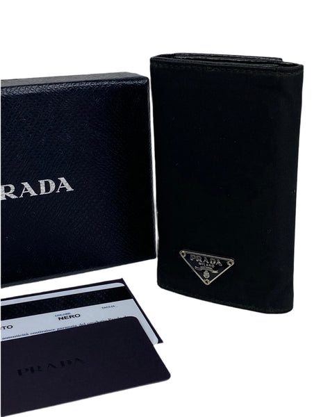 Prada Tessuto Nylon Key Holder