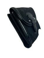 Dior Black Trotter Bifold Wallet