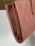 Gucci GG Guccissima leather long wallet