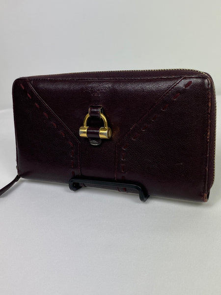 Yves Saint Laurent Leather zip wallet