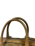 Celine Macadam Leather Boston Bag