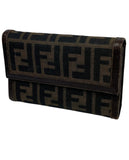 Fendi Zucca Monogram Trifold Wallet