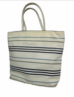 Burberry Striped Tote Bag