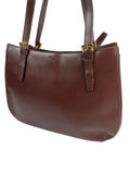 Celine Brown Leather Shoulder Bag