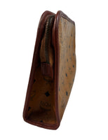 MCM Cognac Leather Clutch Bag