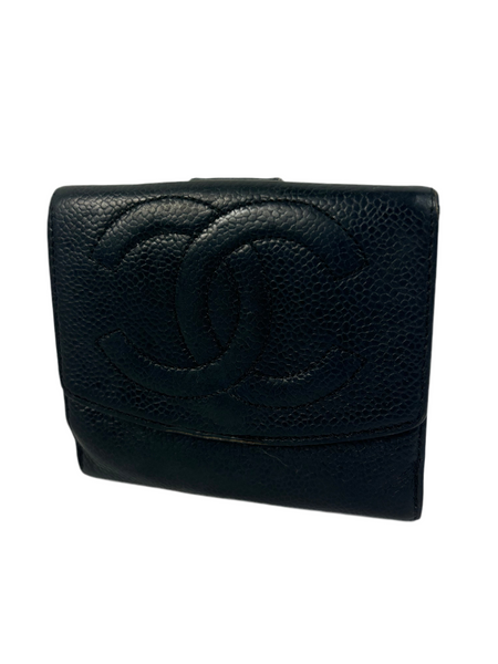Chanel CC Caviar Bifold Wallet