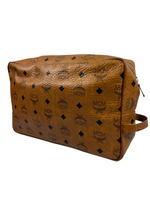 MCM Cognac Leather Clutch Bag