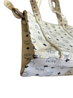 MCM Monogram Leather Shoulder Bag