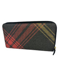 Vivienne Westwood Tartan Orb Zippy Wallet