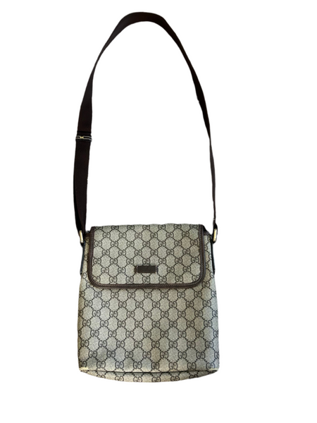 Gucci GG Monogram Leather crossbody Bag
