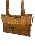 MCM Cognac Leather Shoulder Bag