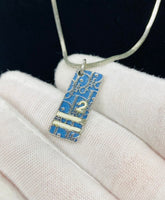 Dior Blue Trotter 2 Necklace